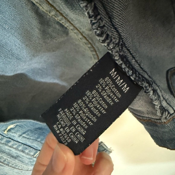 [M] Seduction Women's Blue Denim Jean Jacket - Picture 5 of 6